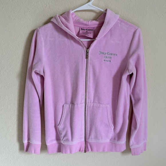 Girls Pink Juicy x Forever Sweater. Size 13/14 - Picture 2 of 4